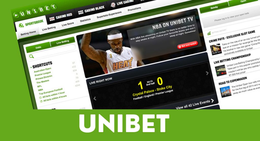 Unibet is a new website for betting in England