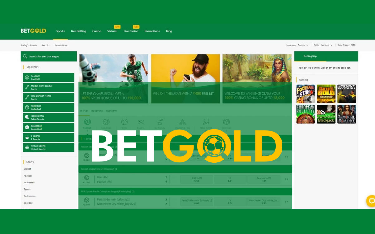 Betgold Sports betting